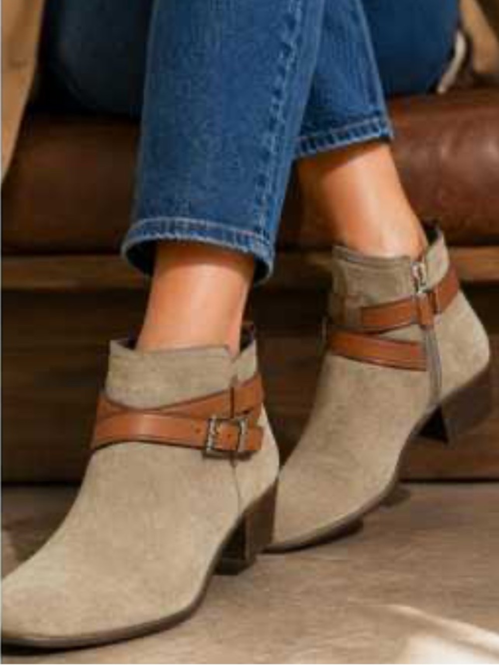 Coach Pauline Suede Ankle Bootie size 8.5